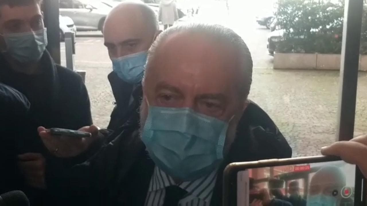 De Laurentiis: "Sono prudentemente ottimista"