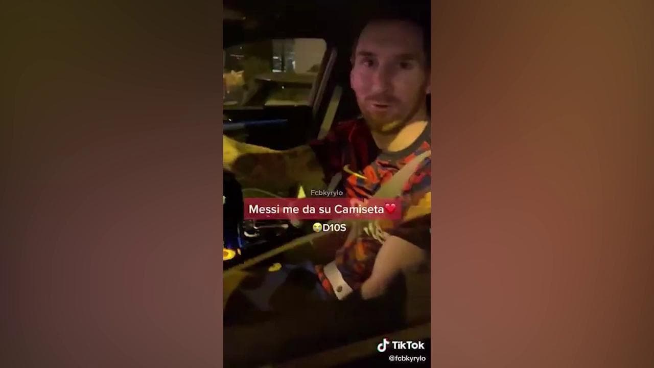 Il regalo di Messi emoziona il fan, che dice incredulo: "Ti amo tantissimo"