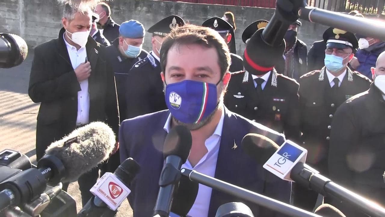 Salvini a Catania per il processo Gregoretti: "Interverrò in aula. Curioso di sentire Conte, Di Maio e Toninelli"