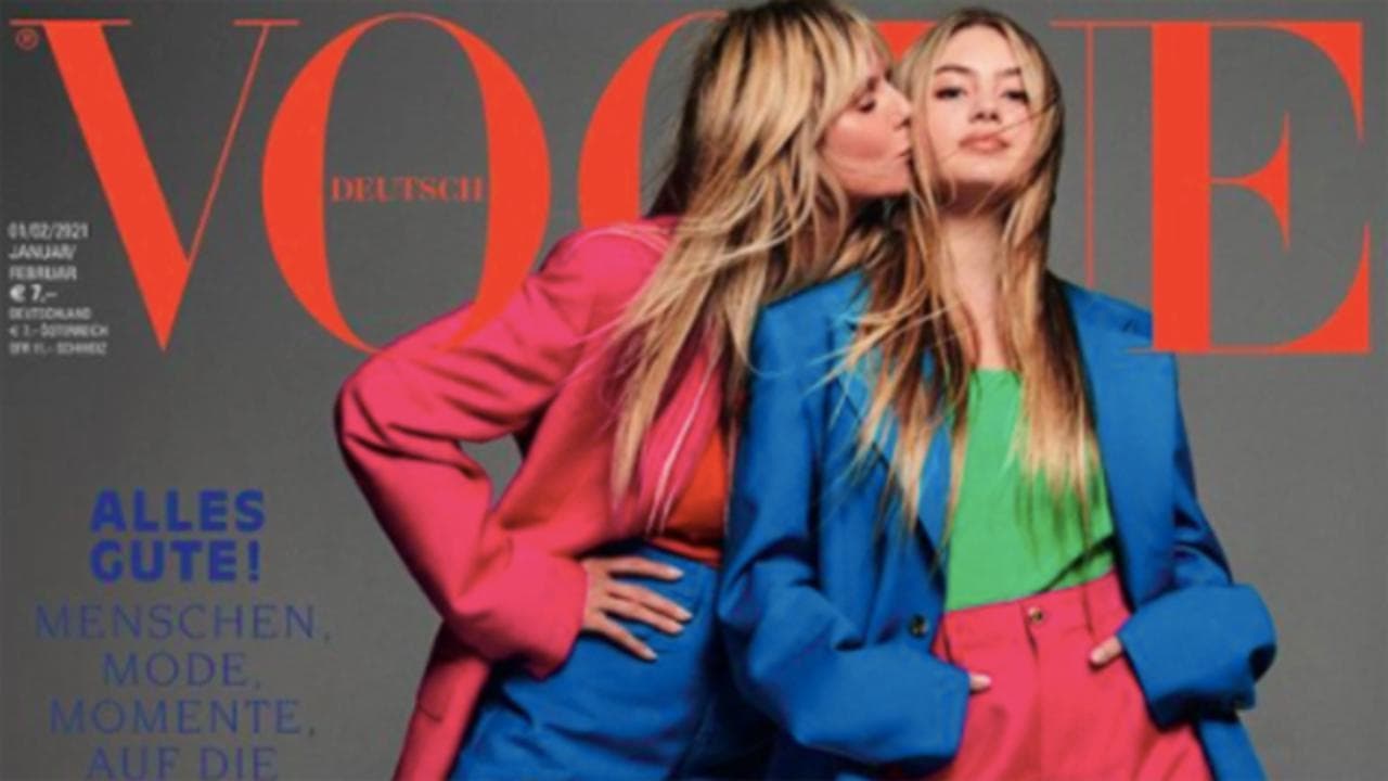 Leni, la figlia di Heidi Klum e Flavio Briatore, debutta a 16 anni sulla copertina di Vogue Germany