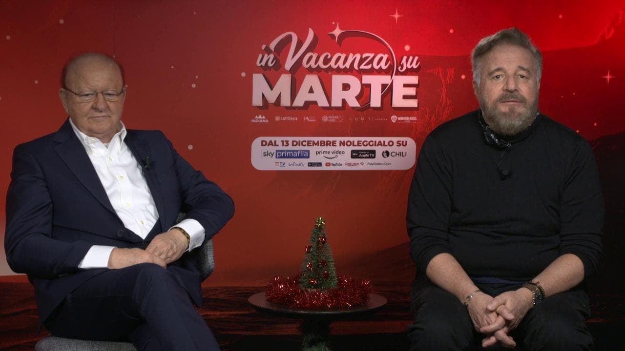 'Natale su Marte', Boldi e De Sica: "Non ci ferma neanche il Covid, ecco il nostro Telepanettone marziano"