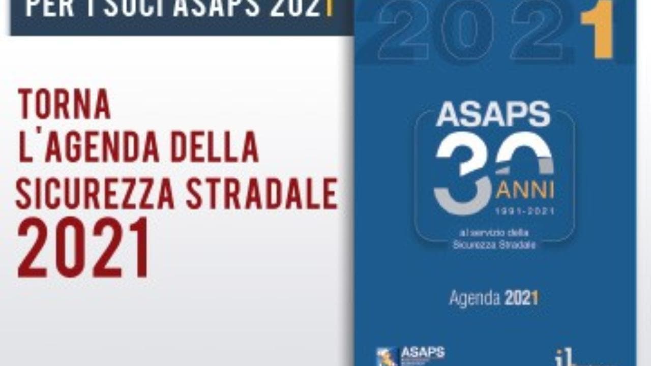 Anniversario Asaps: tutti i dossier nell'agenda 2021