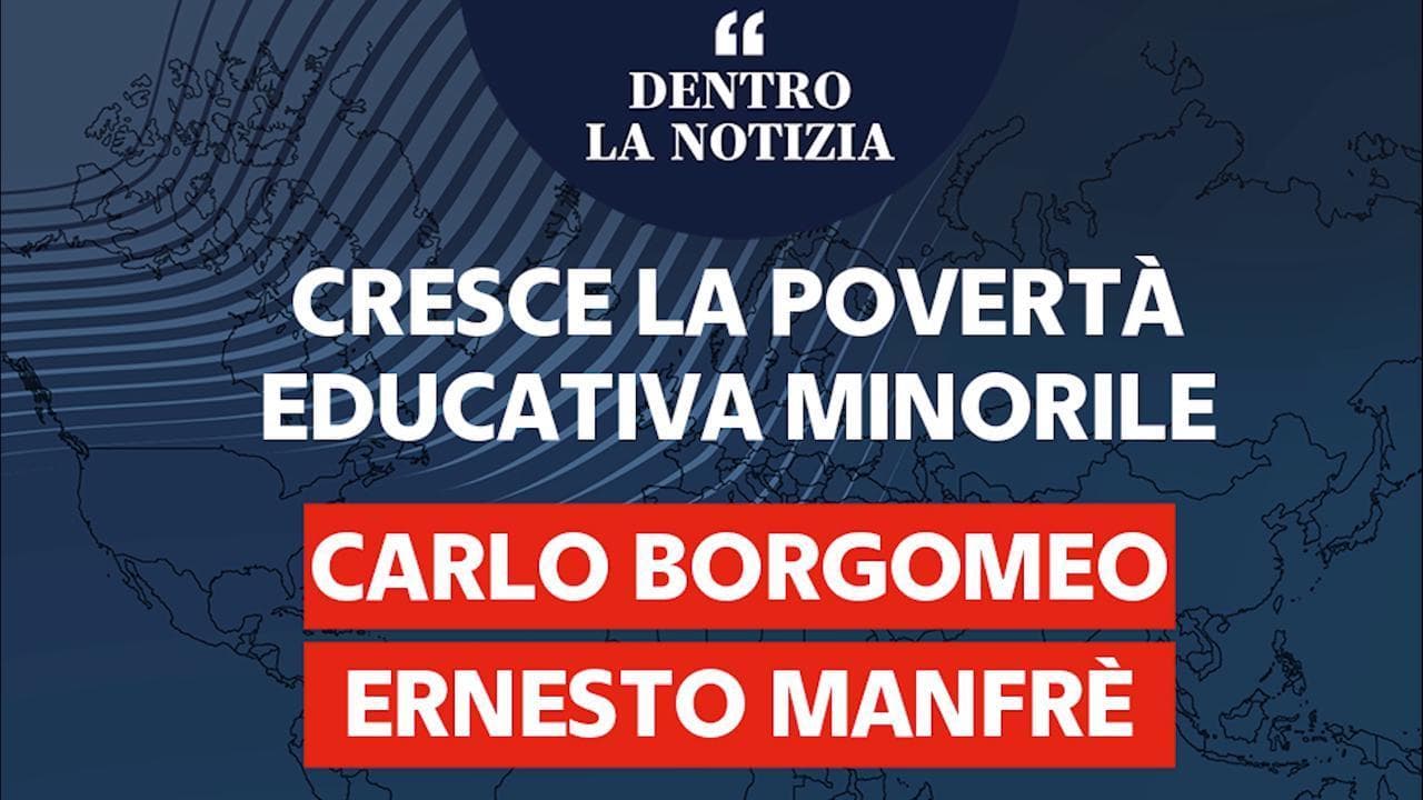 Dentro la Notizia, Manfrè e Borgomeo: "Cresce la povertà educativa minorile"