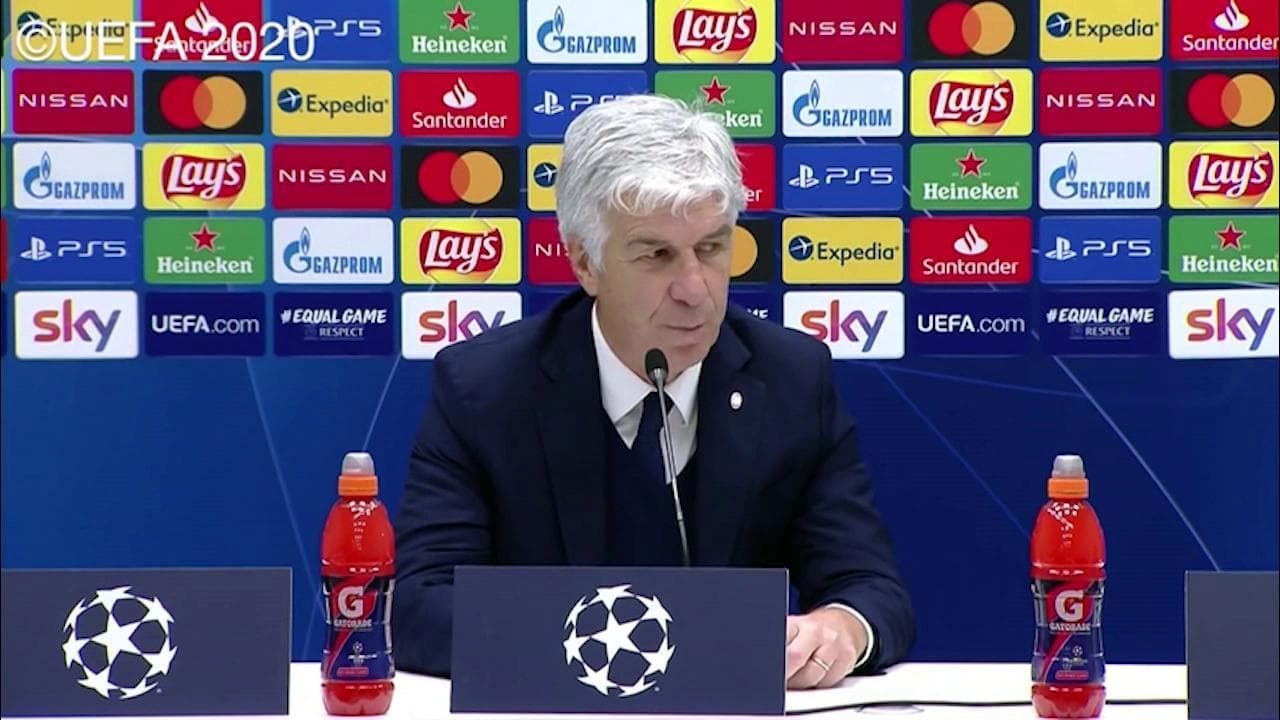Champions League, Gasperini: "Ci basta un punto per andare agli ottavi"