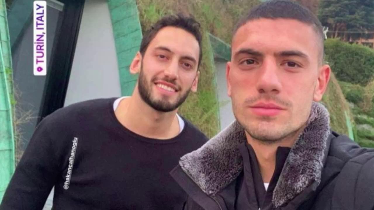 Calcio, Calhanoglu e Demiral insieme a Torino: polemica sui social per violazione di zona rossa