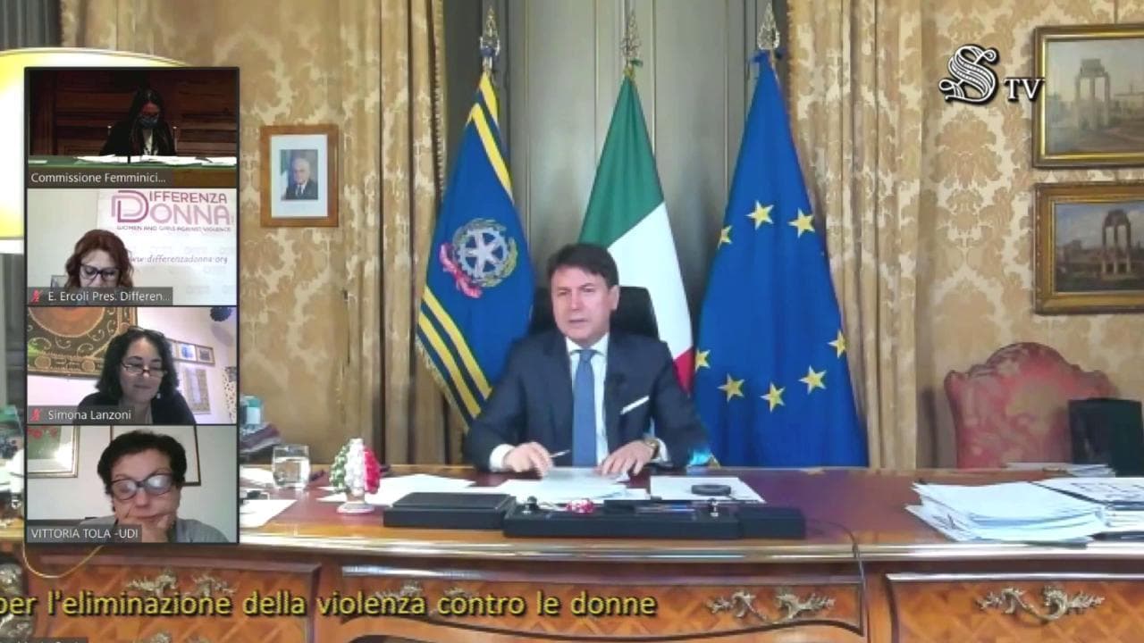 Violenza contro le donne, Conte: ''Casi di femminicidio triplicati durante il lockdown, dato inquietante''