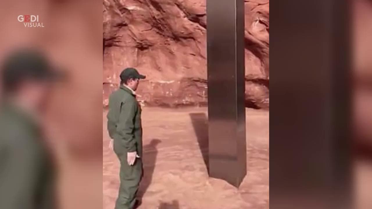 Usa, trovato un monolite nel deserto dello Utah: ricorda quello di "2001: Odissea nello spazio"