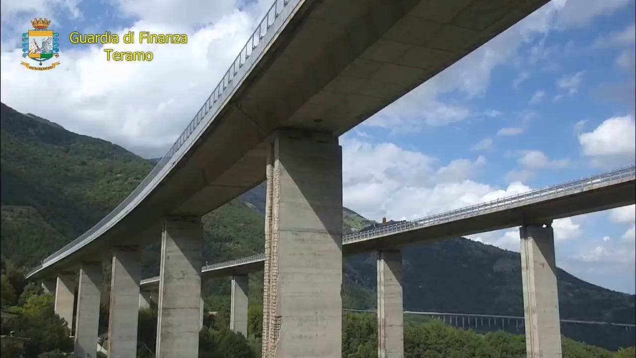 Teramo, il degrado dei piloni dei viadotti della A24: Gdf sequestra 26 mln a dirigenti Strada Parchi