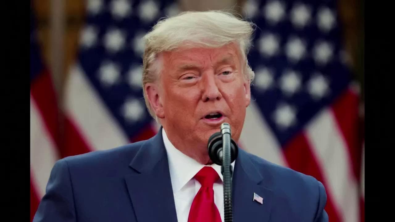 Biden presidente, Donald Trump lascia il biondo e si presenta coi capelli bianchi. E i social si scatenano