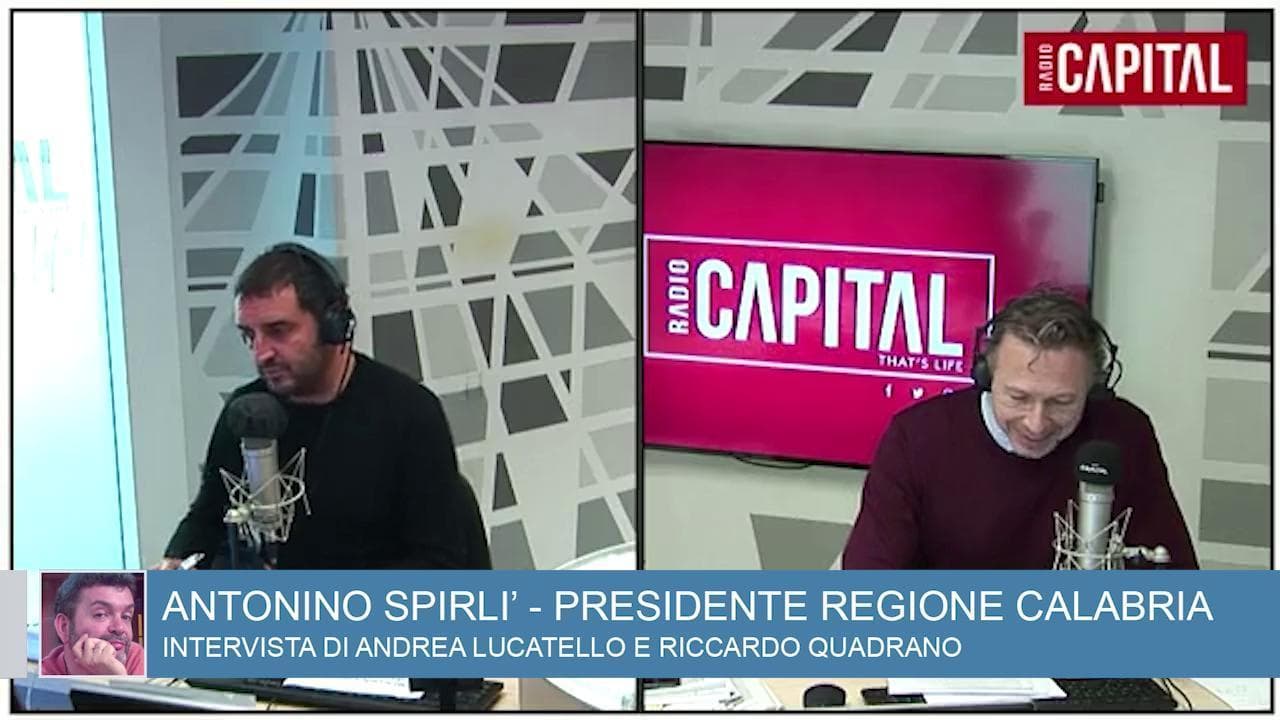 Calabria, presidente Spirlì a Radio Capital: "Gino Strada? Non abbiamo bisogno di fenomeni"