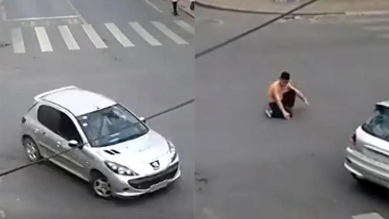 Cosa succede se si guida ubriachi: l'automobile sembra una trottola impazzita