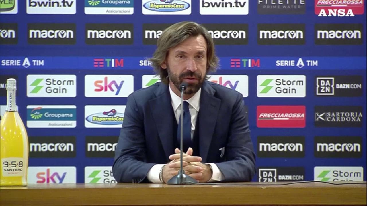 Lazio-Juventus, Pirlo: "Peccato, avevamo in mano la partita. Ma sono i dettagli che ti fanno vincere""