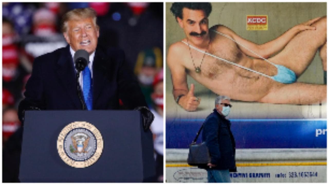 Trump contro Borat: "È un impostore schifoso". Il presidente Usa attacca l'ultimo film di Sacha Baron Cohen