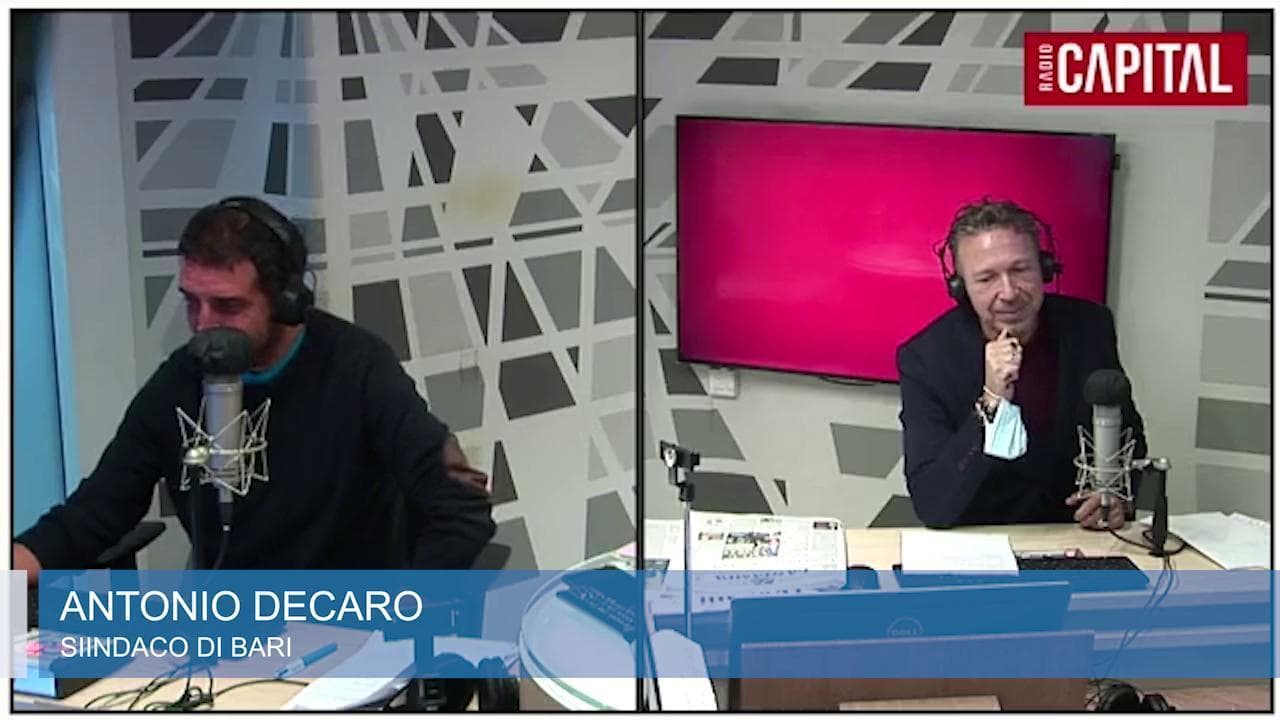 Nuovo Dpcm, Decaro a Radio Capital: "Scorrettezze del governo: non si possono scaricare le responsabilità sui sindaci"