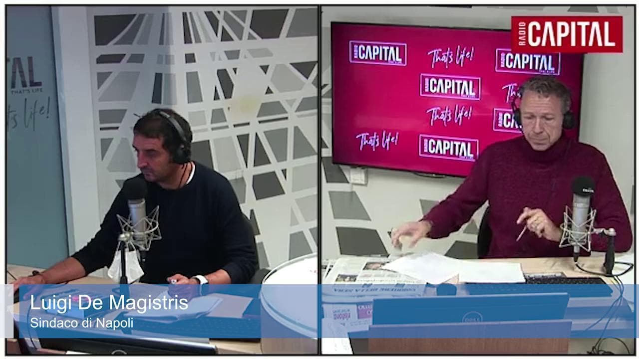 Napoli, De Magistris a Radio Capital: "Chiusura delle scuole è solo l'inizio. De Luca alza bandiera bianca"