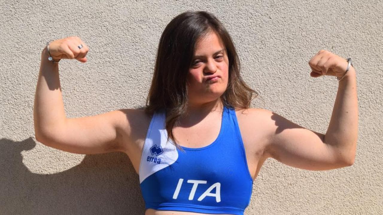 Nicole Orlando su un testo scolastico: sorpresa per l'atleta paralimpica