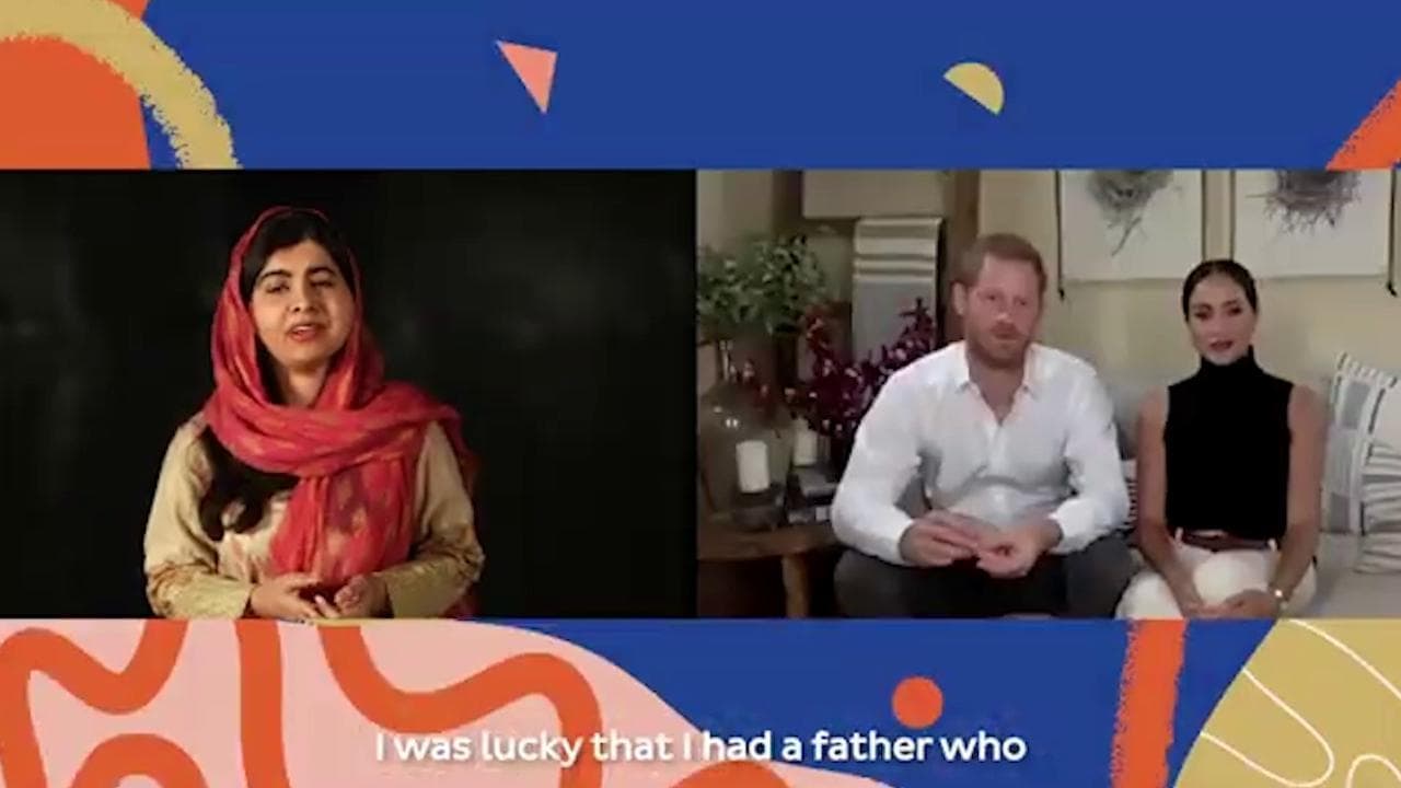 Harry e Meghan ospiti di Malala: "Grati per la nostra educazione, siamo preoccupati per le bambine che non possono averla"