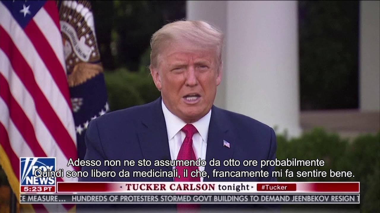 Trump, la prima intervista dopo aver contratto il coronavirus: "Non prendo più farmaci, non avrei problemi per il dibattito con Biden"
