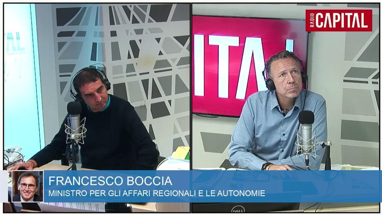 Il ministro Boccia a Radio Capital: "Chiusura delle regioni? Non si può escludere nulla in questo momento"