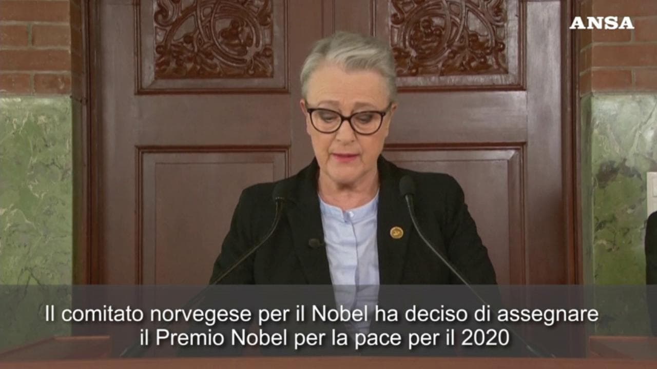 Nobel per la pace, premio al World Food Program: l'annuncio
