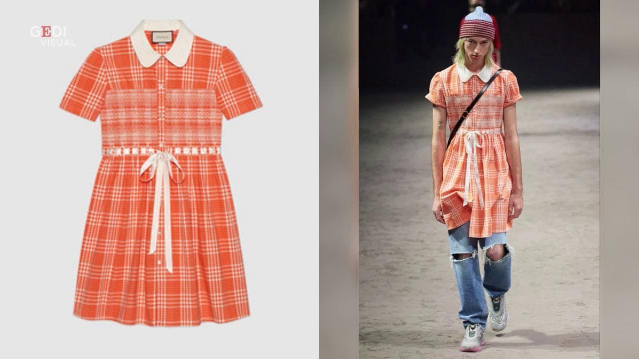 Gucci, in vendita l’abito da uomo che combatte gli stereotipi di genere: sui social è polemica
