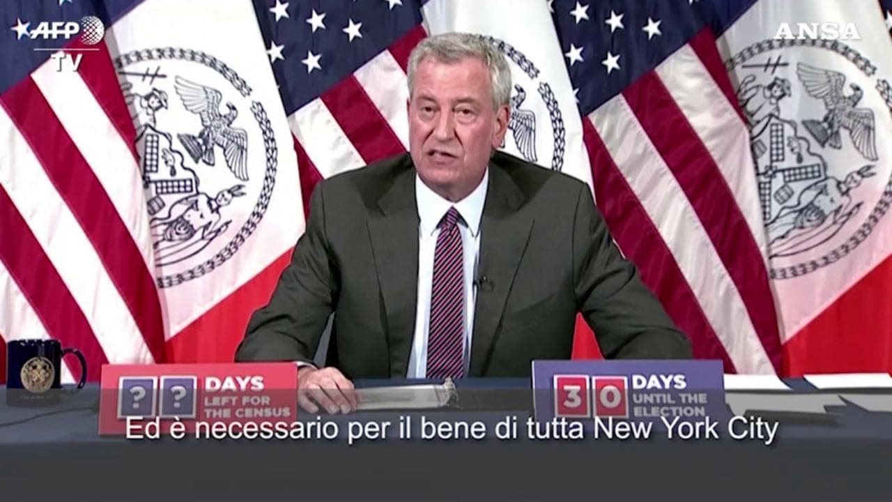 Coronavirus, l'annuncio del sindaco De Blasio: "Dal 7 ottobre lockdown in 9 quartieri di New York"