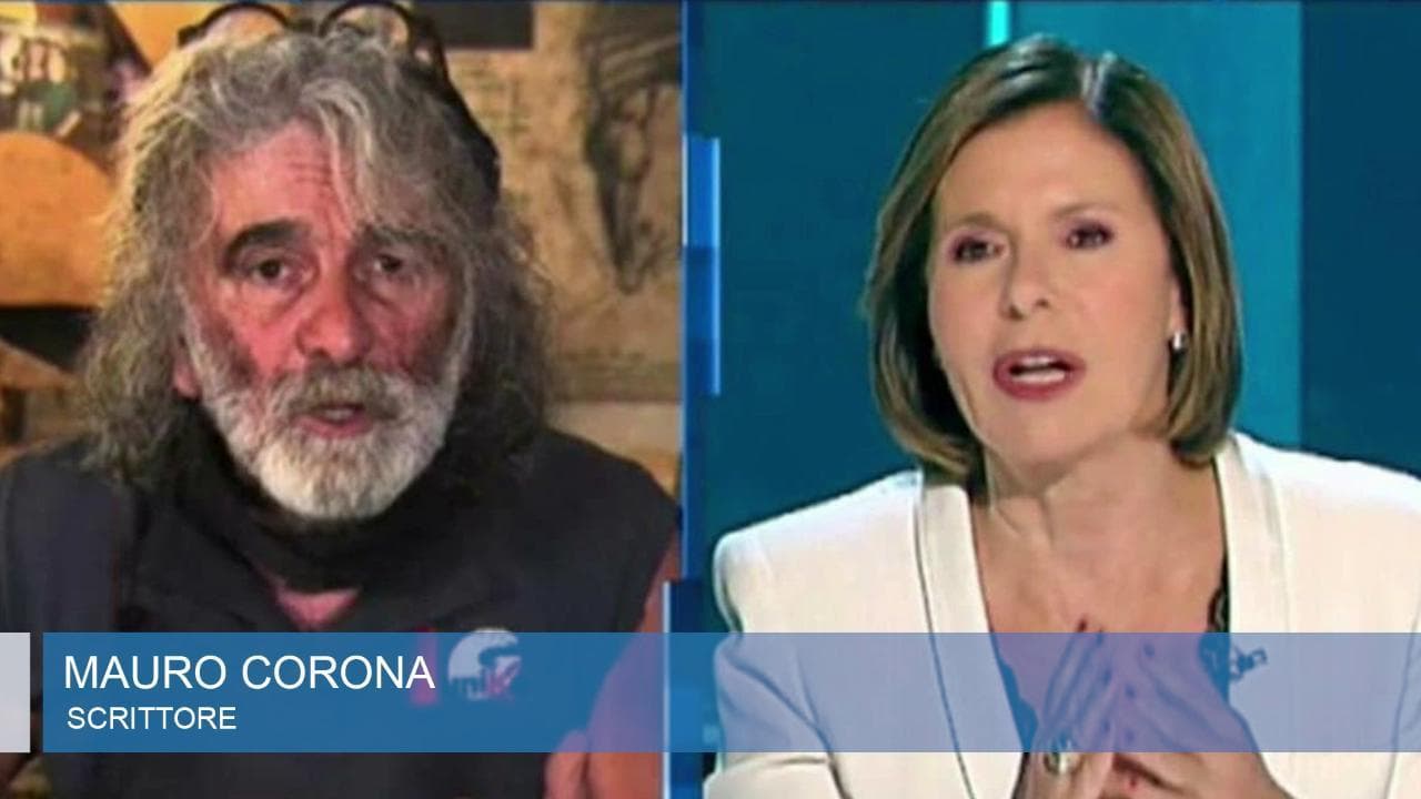 Mauro Corona chiede scusa a Bianca Berlinguer: "Sono stato un cretino"