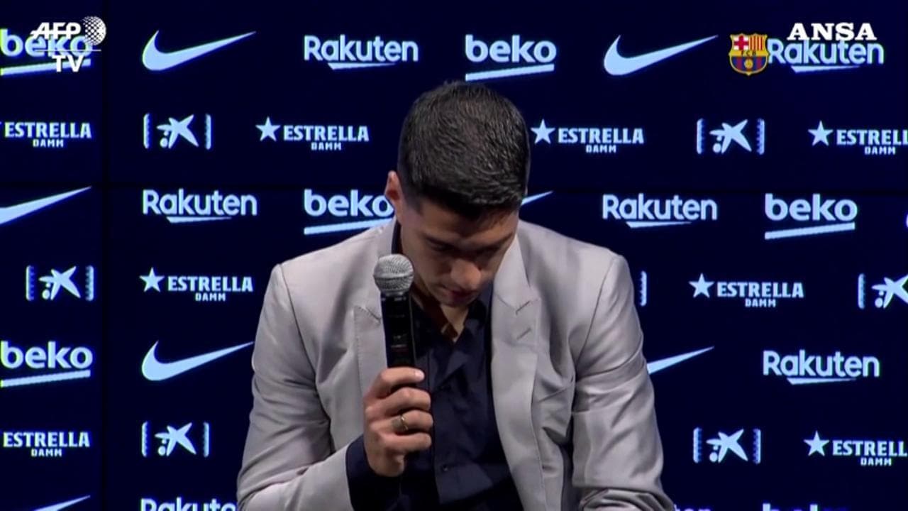 Barcellona, Suarez in lacrime per l'addio: nessun riferimento all'esame di italiano
