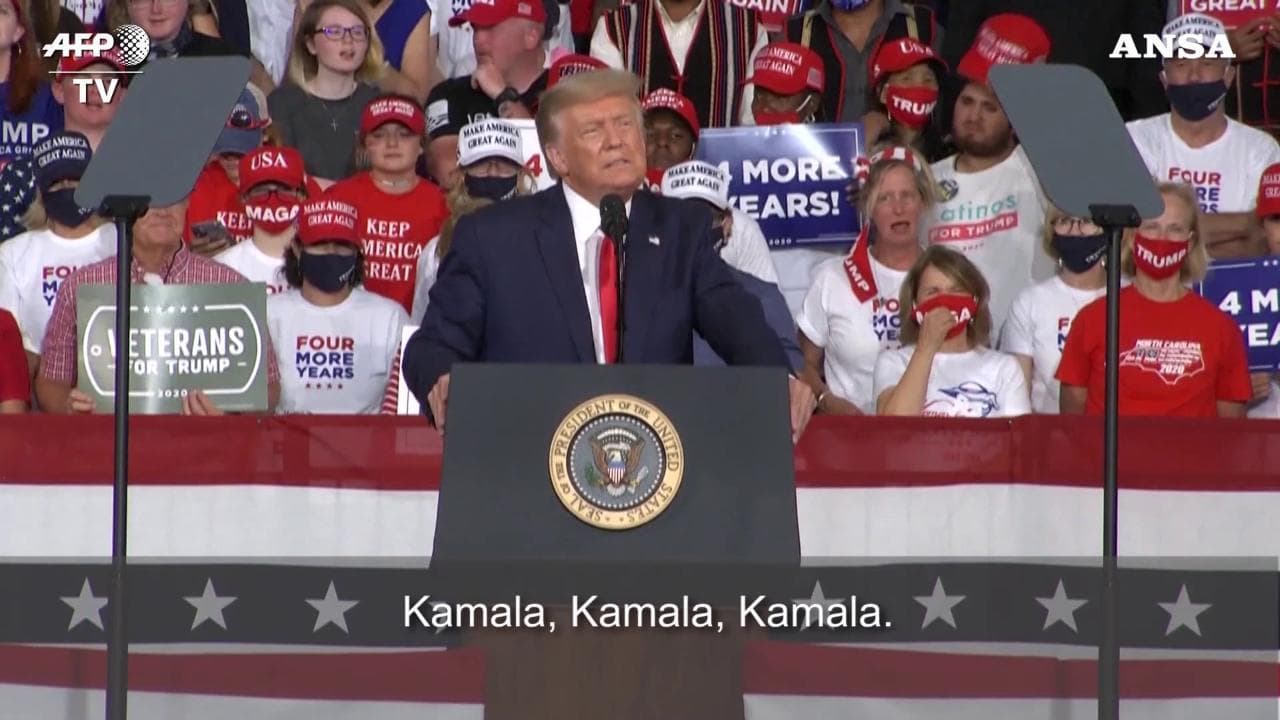 Elezioni Usa, Trump attacca Kamala Harris: "Lei presidente, un insulto al Paese"