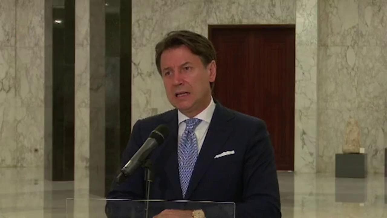 Beirut, Conte: "Il Libano può contare sull'Italia per costruire il suo futuro di pace"