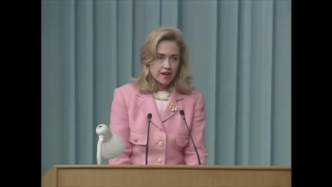 Forum donne Pechino 1995: l'intervento integrale della First Lady Hillary Clinton