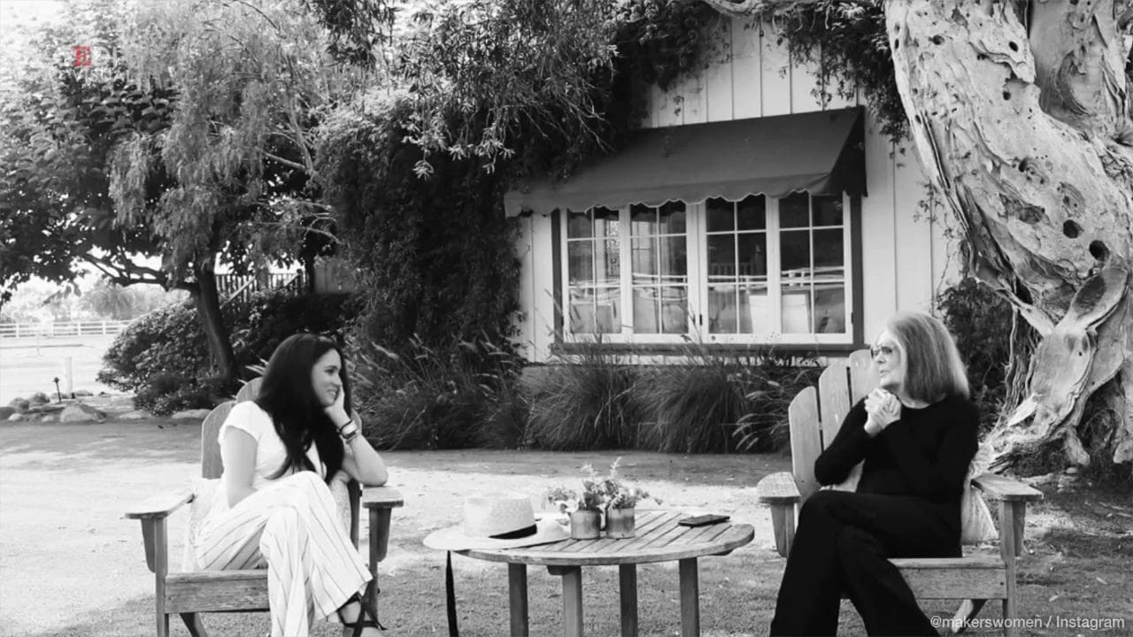 Meghan Markle conversa con l'icona femminista Gloria Steinem: "Se non voti, non esisti"