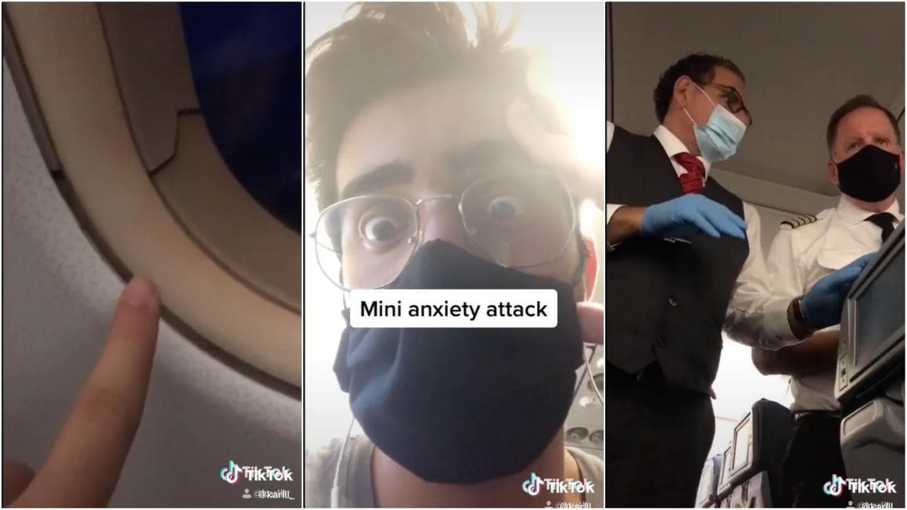 Una crepa attorno al finestrino dell'Air Canada, il video del passeggero diventa virale
