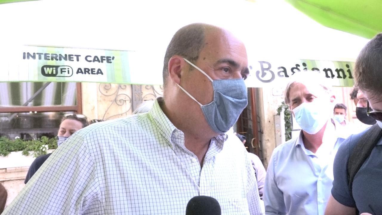 Zingaretti: "Se l'Italia oggi può rialzarsi è perché la Lega non è al governo"