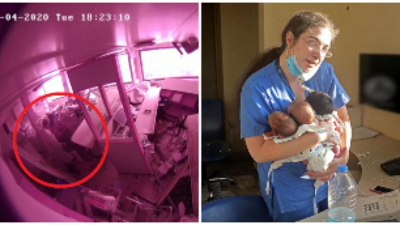 Beirut, l'esplosione devasta il reparto: il video dell'infermiera che salva i neonati prematuri