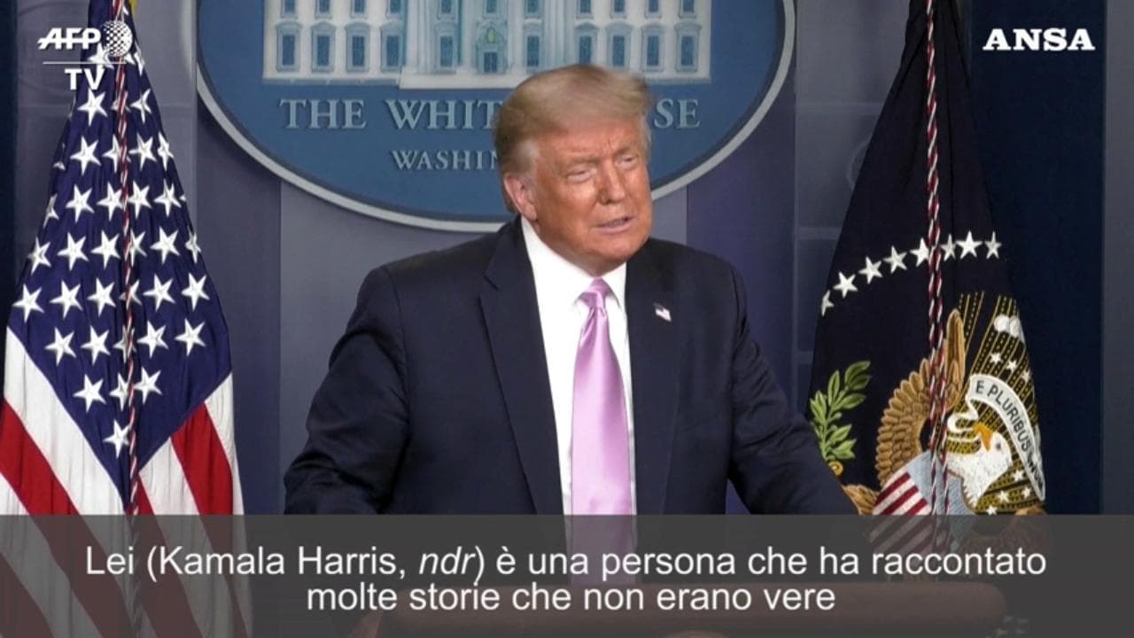 Usa, Trump attacca Kamala Harris: "Disse cose orribili su Biden"