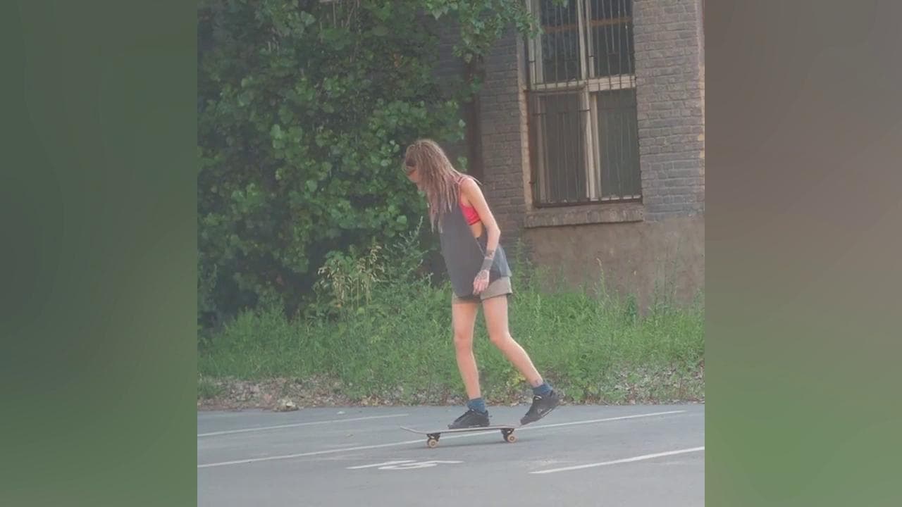 Ucraina, la skater esegue un'acrobazia perfetta: la sua gioia è incontenibile