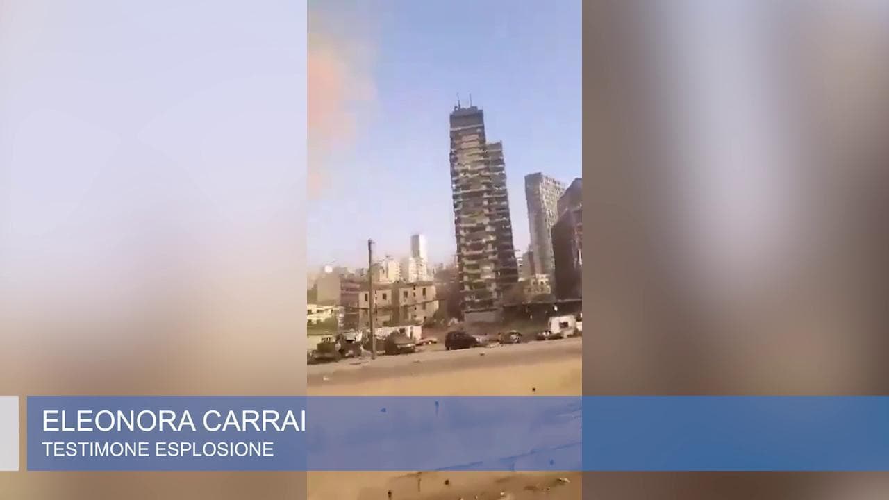 Beirut, superstite italiana: "Eravamo a 300 metri di distanza, la nostra camera è esplosa"