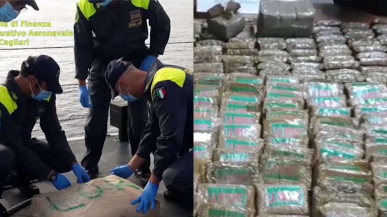 Alghero, la droga arriva dal mare: nei pacchi galleggianti 60 kg di hashish