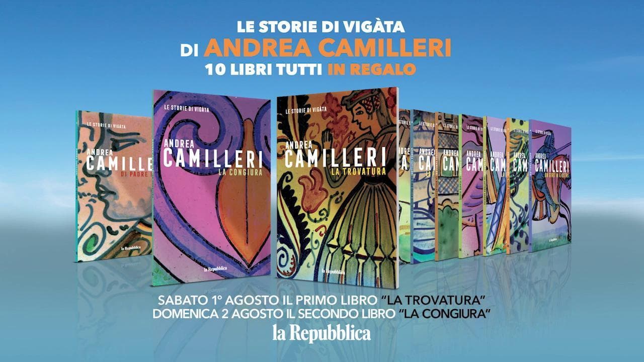 Un'estate con dieci Camilleri: il regalo di Repubblica ai suoi lettori