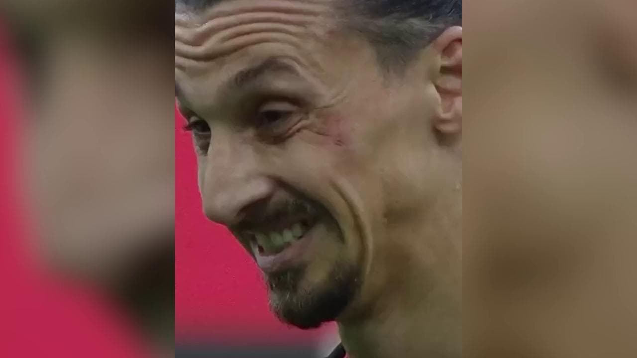 Calcio, Ibrahimovic a Gagliolo dopo la pallonata in faccia: "Ti volevo svegliare"