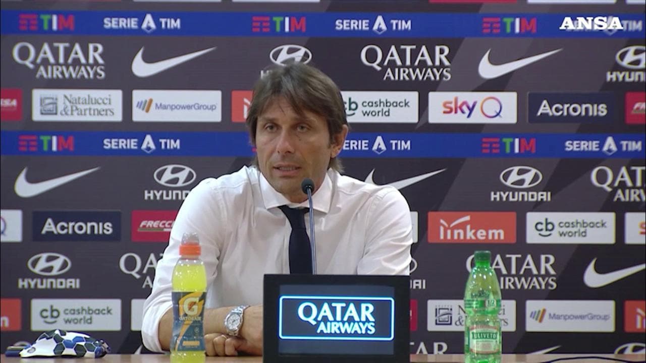 Roma-Inter, Conte: "Premeditazione nei nostri confronti, nel calendario ci sono anomalie"