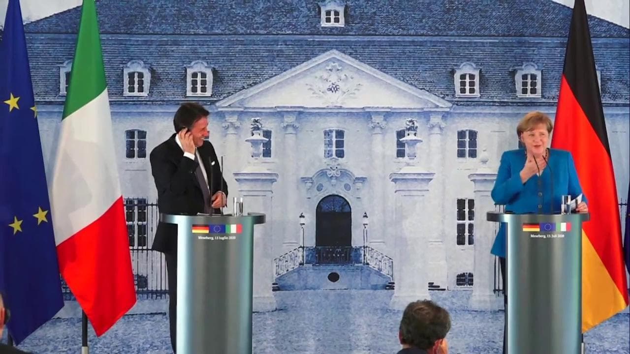 Autostrade, Merkel a Conte a fine conferenza: "Sono curiosa di sapere come andrà a finire"