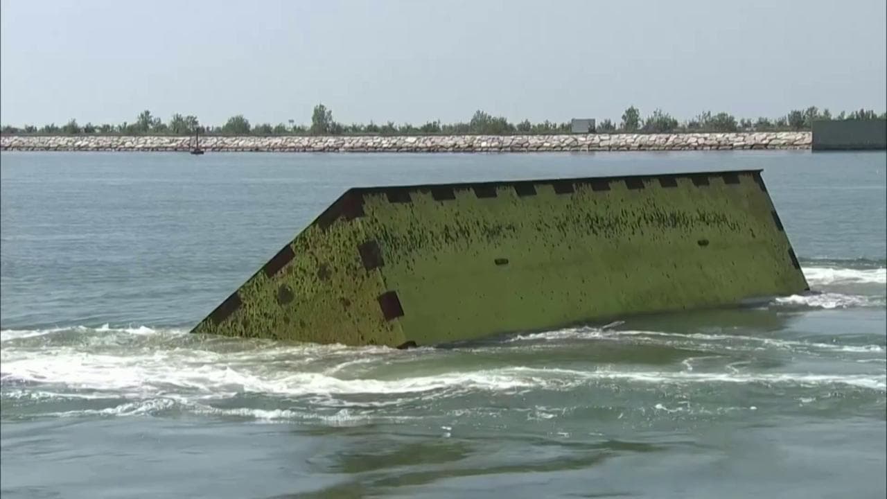 Mose, si alzano le paratoie: le 78 dighe mobili entrano in funzione