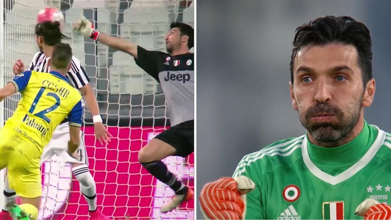 Le grandi parate di Gigi Buffon: l'omaggio della Juve al portiere dei record
