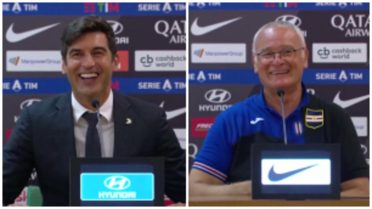 Fonseca, Ranieri e l'unico giornalista in sala stampa: "Meno male"
