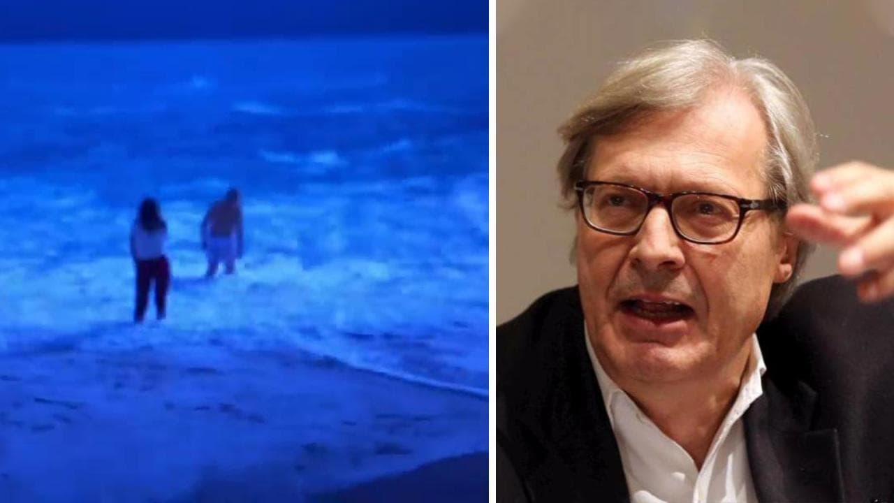 Albania, Vittorio Sgarbi rischia di affogare e la figlia lo salva: "Sto bene, ho solo perso occhiali e mutande"