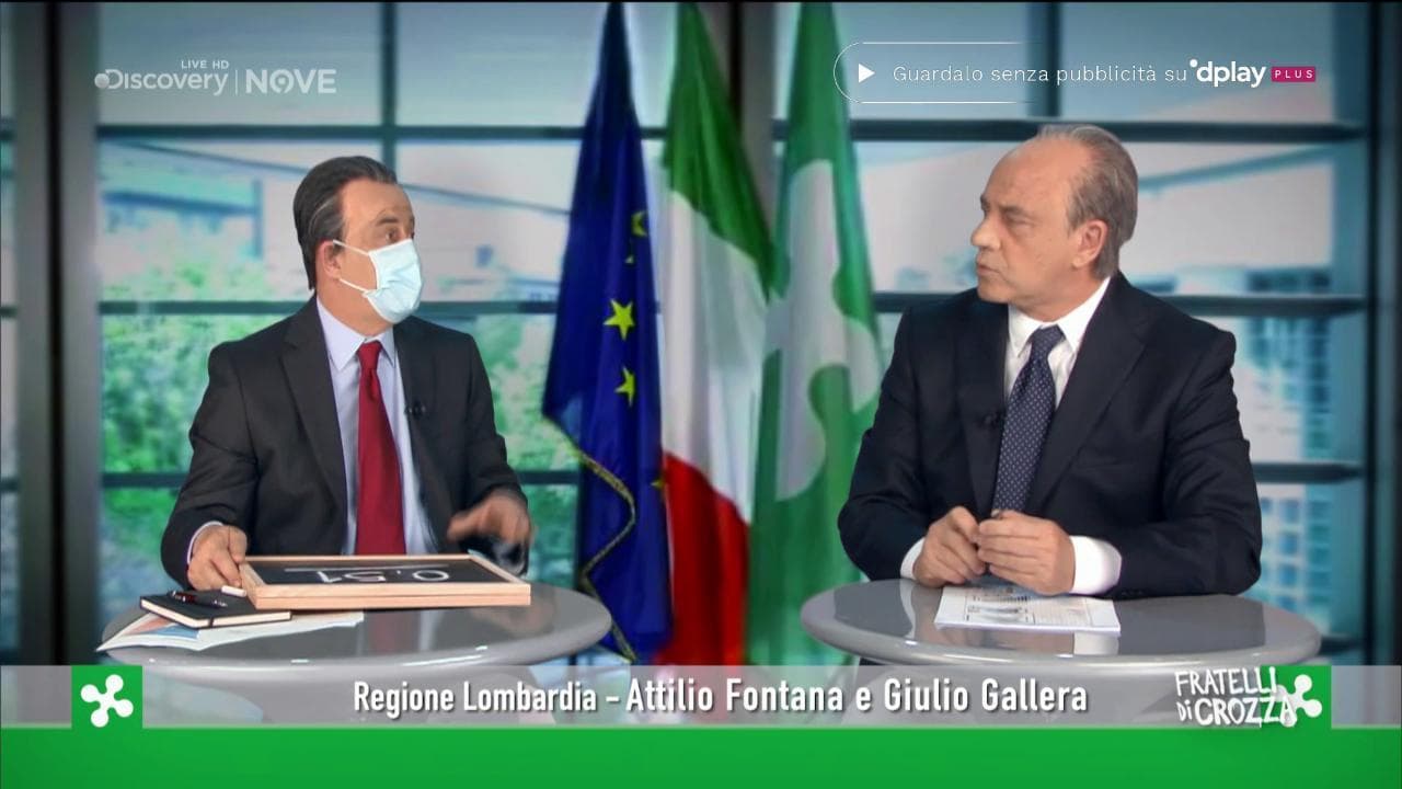 Crozza è Gallera/Fontana, il tentativo di correggere la gaffe: "Ora so: da 2 positivi 51 contagiati"