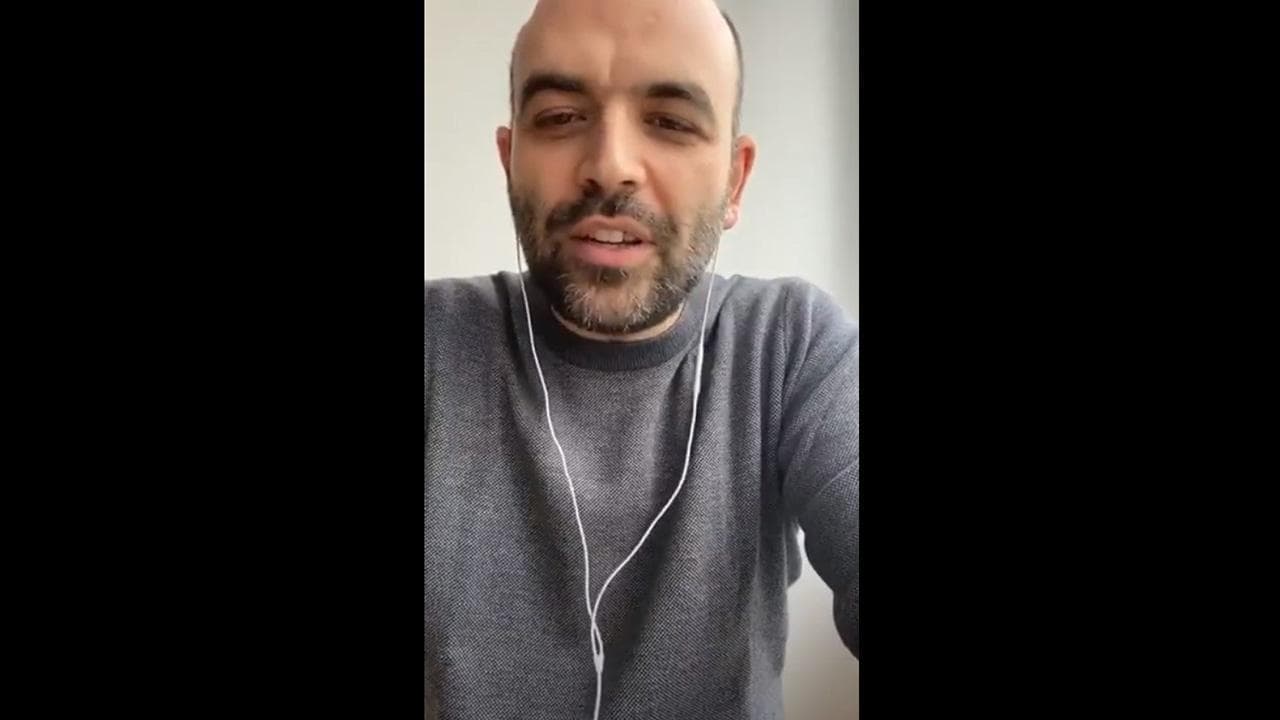 Roberto Saviano, lezioni da quarantena: l'incontro con gli studenti dell'Olivetti di Matera