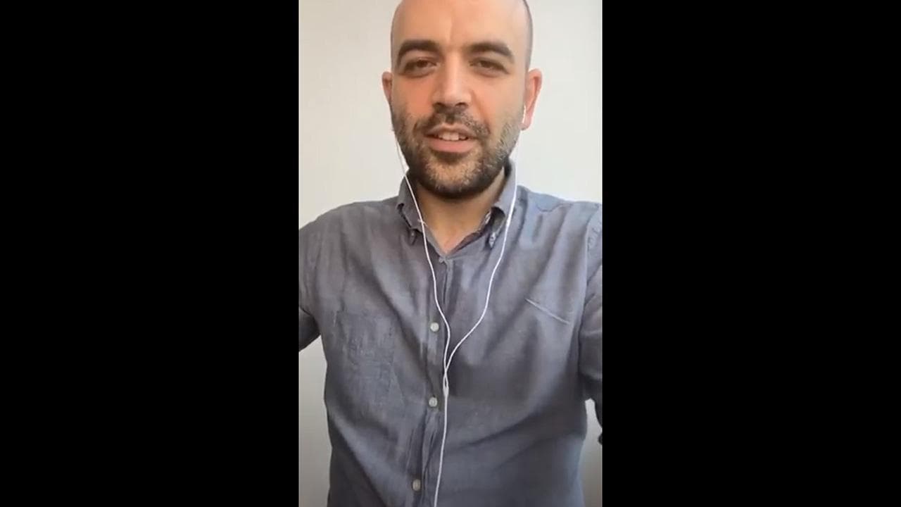 Roberto Saviano, lezioni da quarantena: l'incontro con gli studenti della Scuola Internazionale Spinelli di Torino